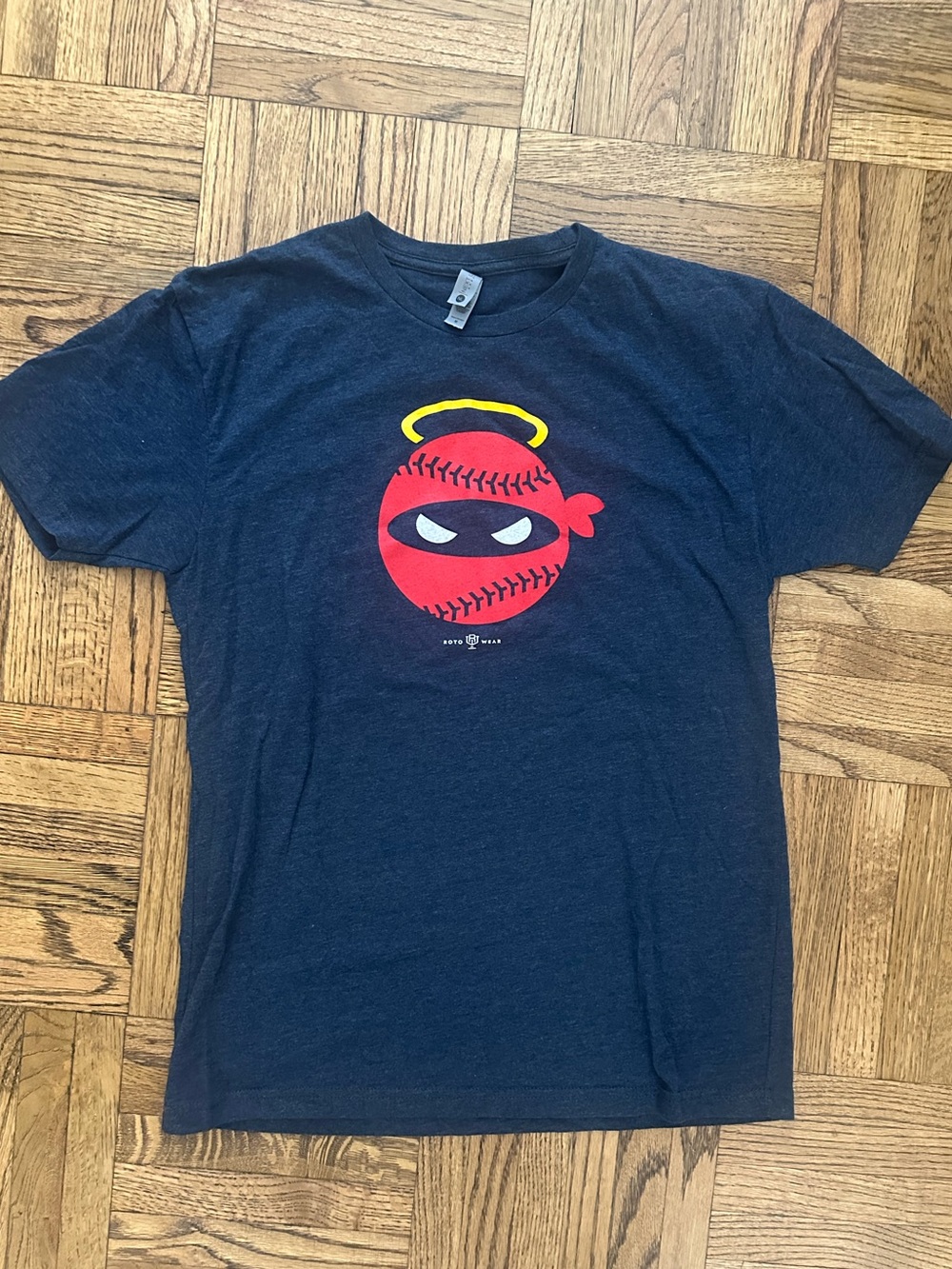 RotoWear x Pitching Ninja Anaheim Angels Edition T-Shirt Size Medium NWOT